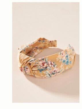 NWT Anthropologie Floral Adriana Knotted Headband